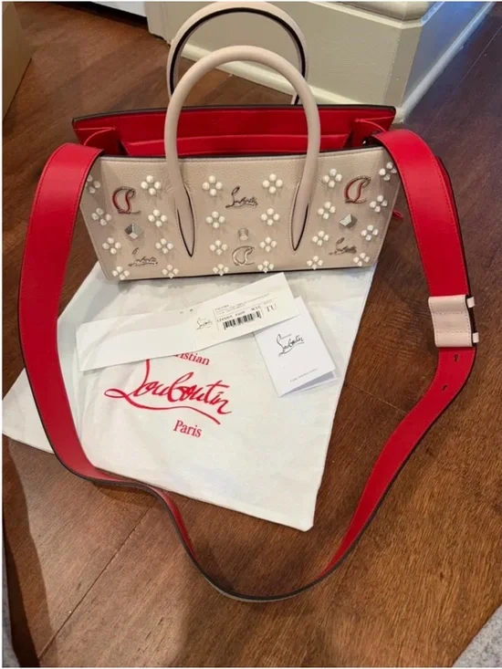 Christian Louboutin Paloma S Baguette in leche color - Picture 14 of 16